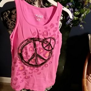 Justice peace sign tank